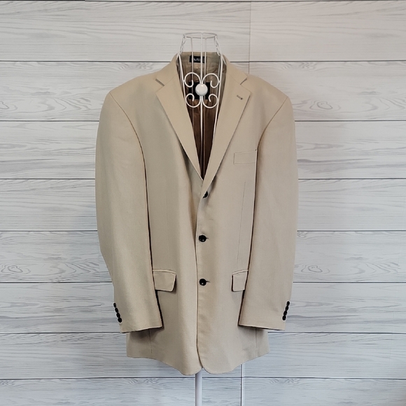 Nautica Other - Nautica For Lord & Taylor Mens Sport Coat In Summer Beige Size 44L
